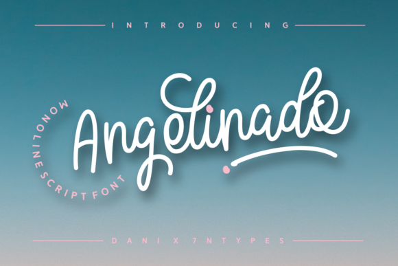 Angelinado Font: Sweet Script for Makers