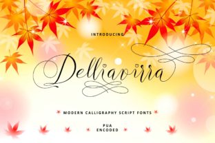 Delliavirra: A Graceful Script Font for Editorial Design
