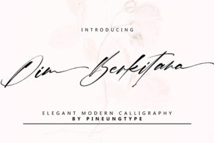 Dim Berkitana: A Timeless Script Font for Editorial Design