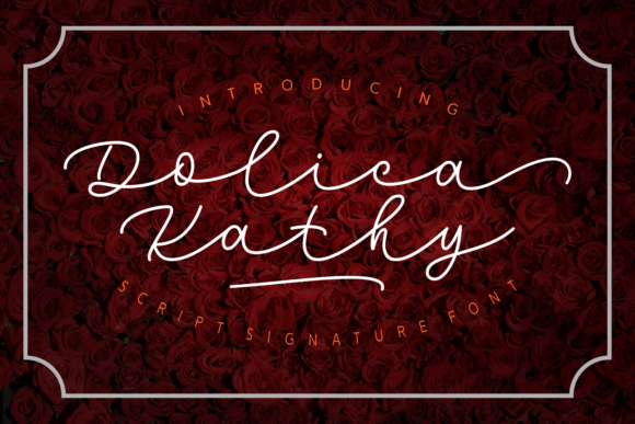Dolica Kathy: The Handwritten Font for Scroll-Stopping Design