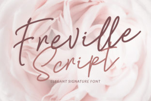 Freville: A Script Font for Editorial Design