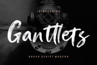 Ganttlets: A Distinctive Script Font for Web Design