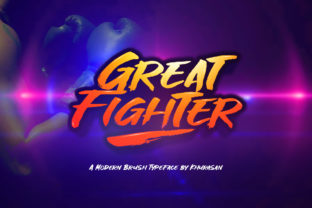 Great Fighter: A Vintage Script Font for Editorial Design