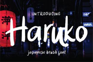 Haruko Font: Bold Script for Modern Branding