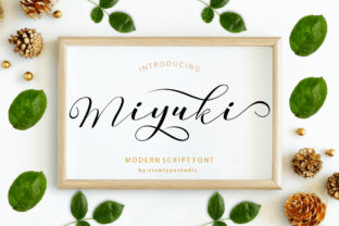 Miyuki Font: A Handwritten Typeface for Makers