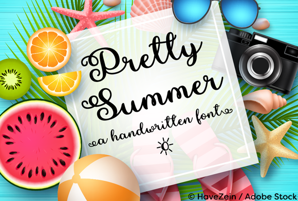 Pretty Summer Typeface for Feminine Branding
