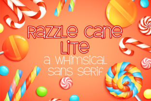 Razzle Cane Lite: A Whimsical Typeface for Modern Campaigns