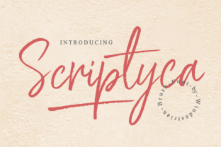 Scriptyca: A Handwritten Font for Editorial Design