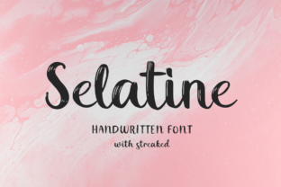 Selatine: A Modern Handwritten Typeface for Web Design