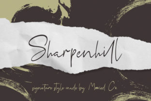Sharpenhill: A Signature Font for Editorial Design