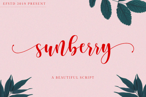 Sunberry Font: A Charming Script for Editorial Design