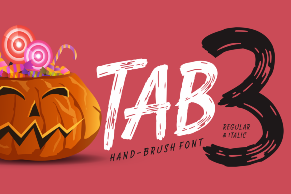Tab 3 Font: Handbrushed Energy for Digital Campaigns