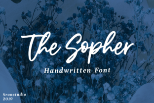 The Sopher: A Modern Script Font for Editorial Design