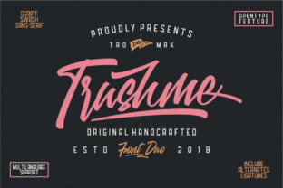 Trushme: A Versatile Typeface for Editorial Design