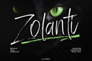 Zolanti Font: Bold Brush Style for Makers
